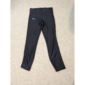 Under Armour HeatGear Compression Leggings Womens Small Black  Active Gym